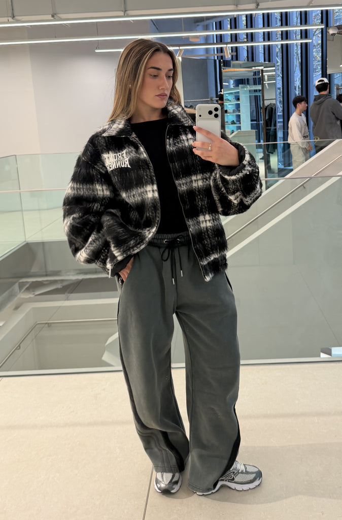 FR Sports Stripe Barrel Pants Concrete