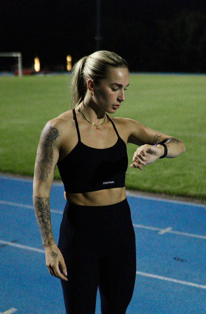 FRNTRNR T-Bar Crop - Black