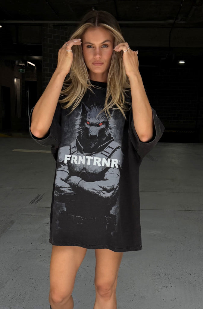Hunting Season Tee Washed Black