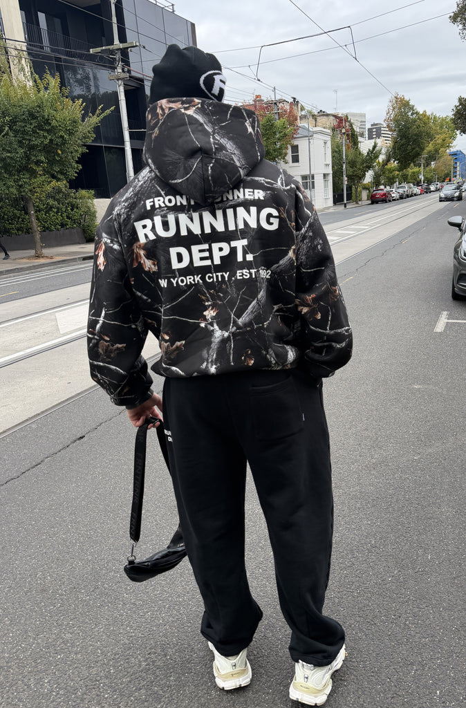 Running Dept Hoodie Night Camo