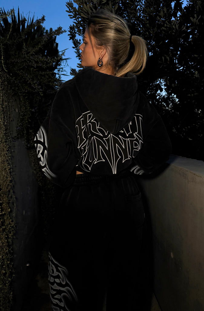 Ashline Hoodie Washed Black