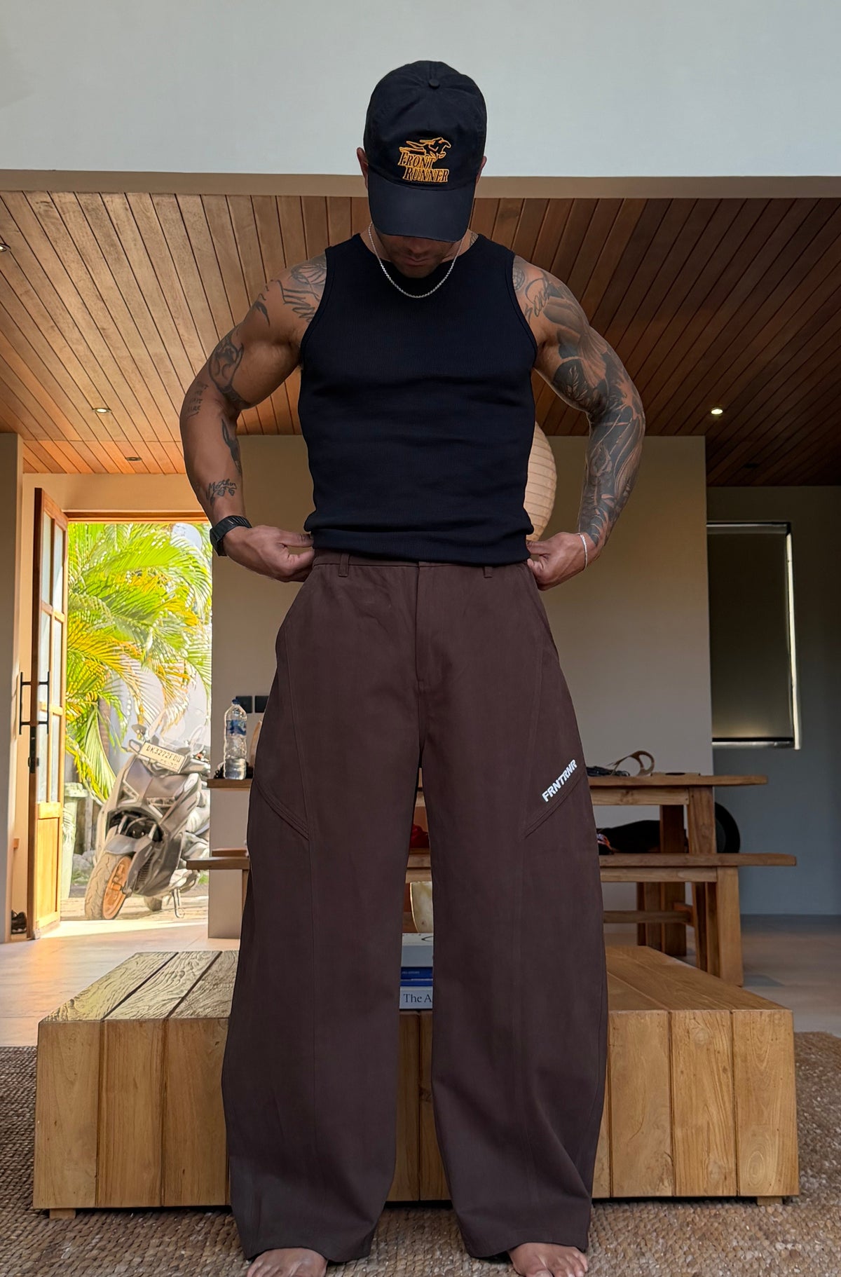 Worker Twill Pant Chocolate [men]