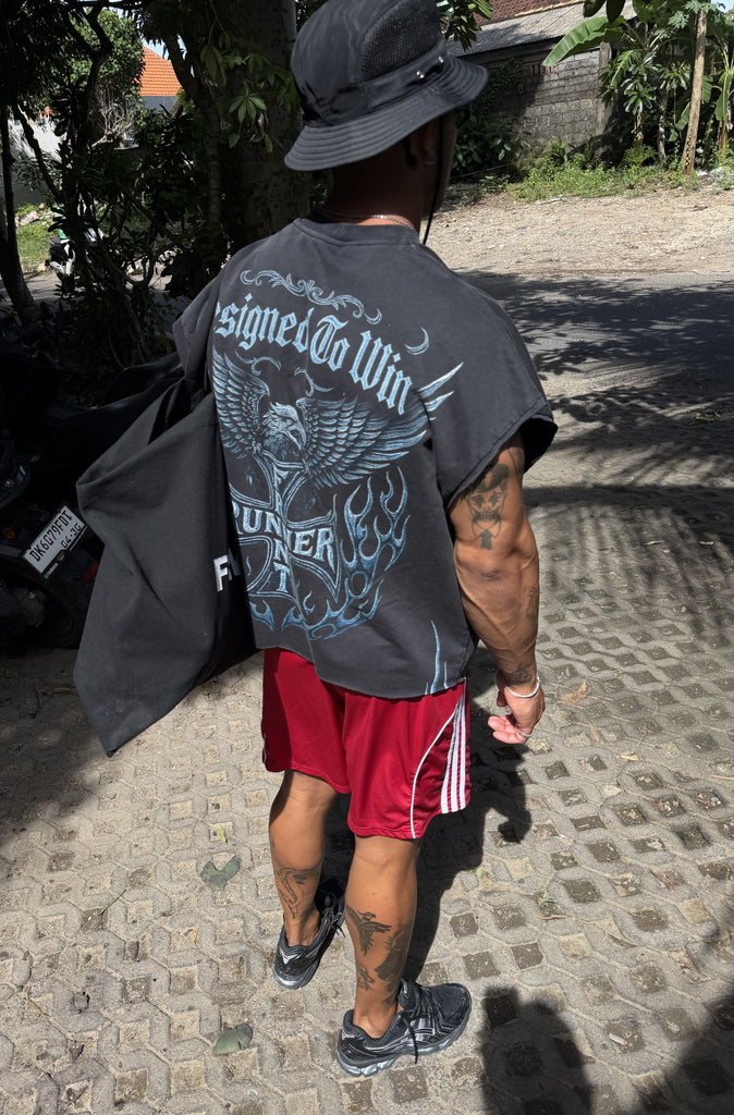 Legacy Muscle Tank Washed Black [men]