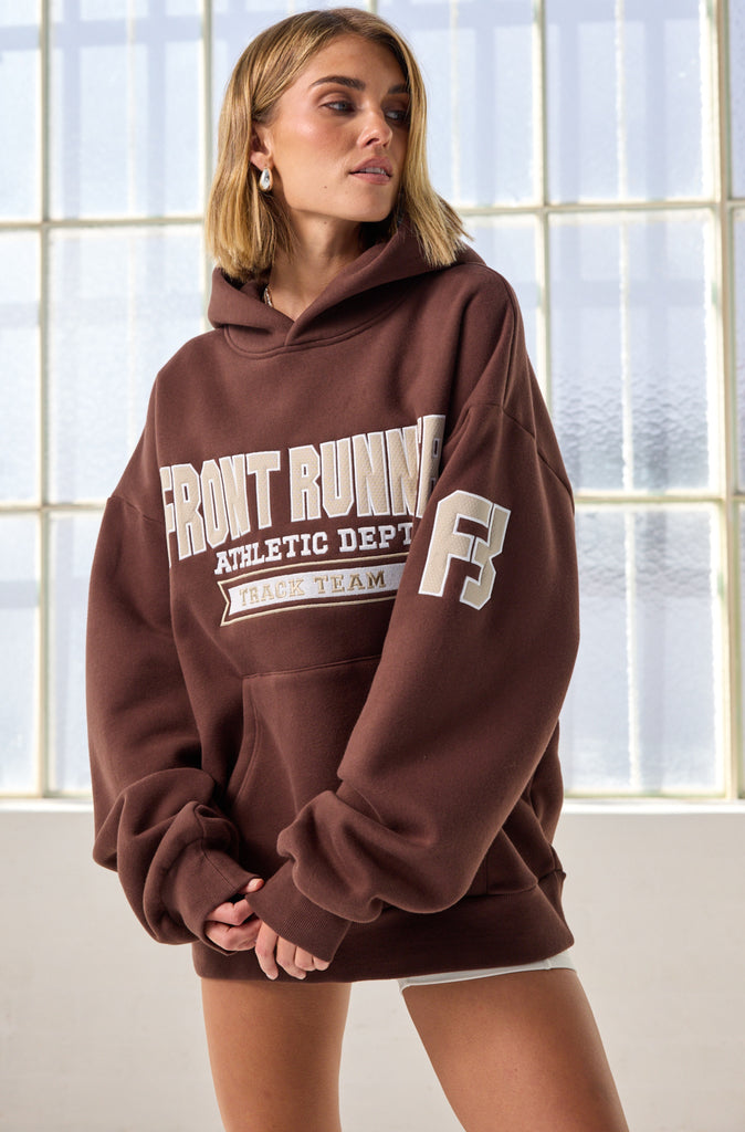 Athletic Department Hoodie Choc Malt