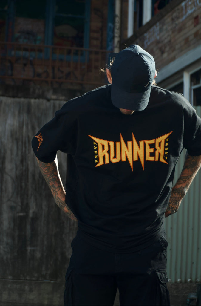 Bolt Tee - Black Fire