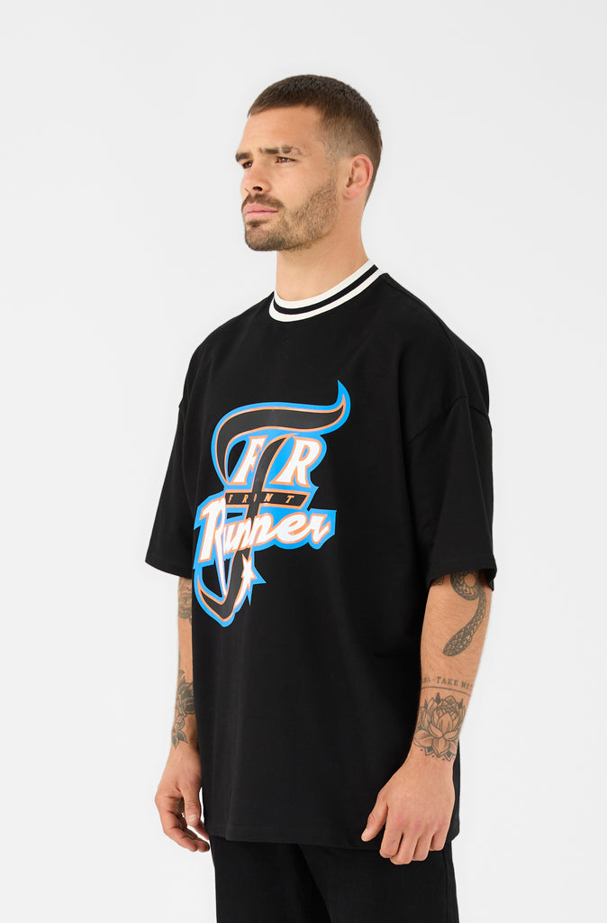 Neon Sprint Tee - Black