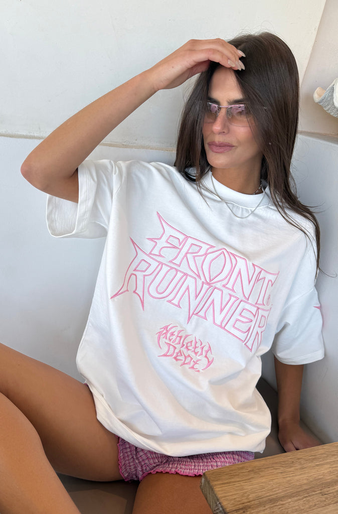 Hardline Runner Tee White [women]