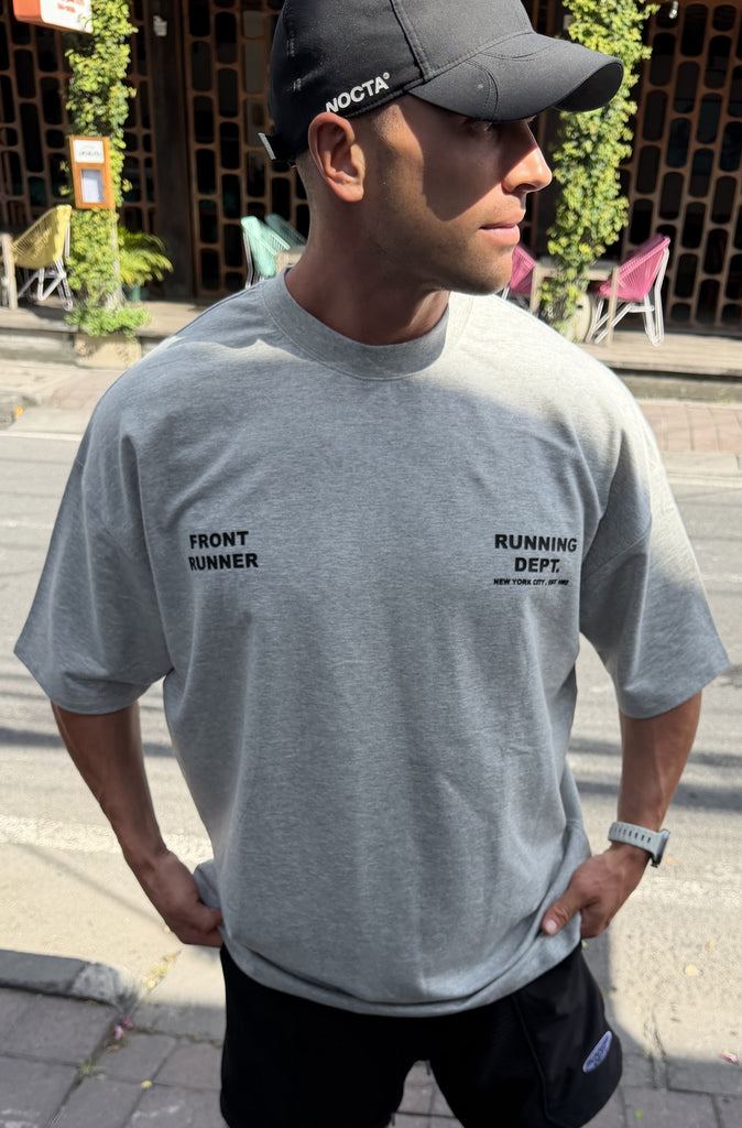 Running Dept Tee Grey Marle