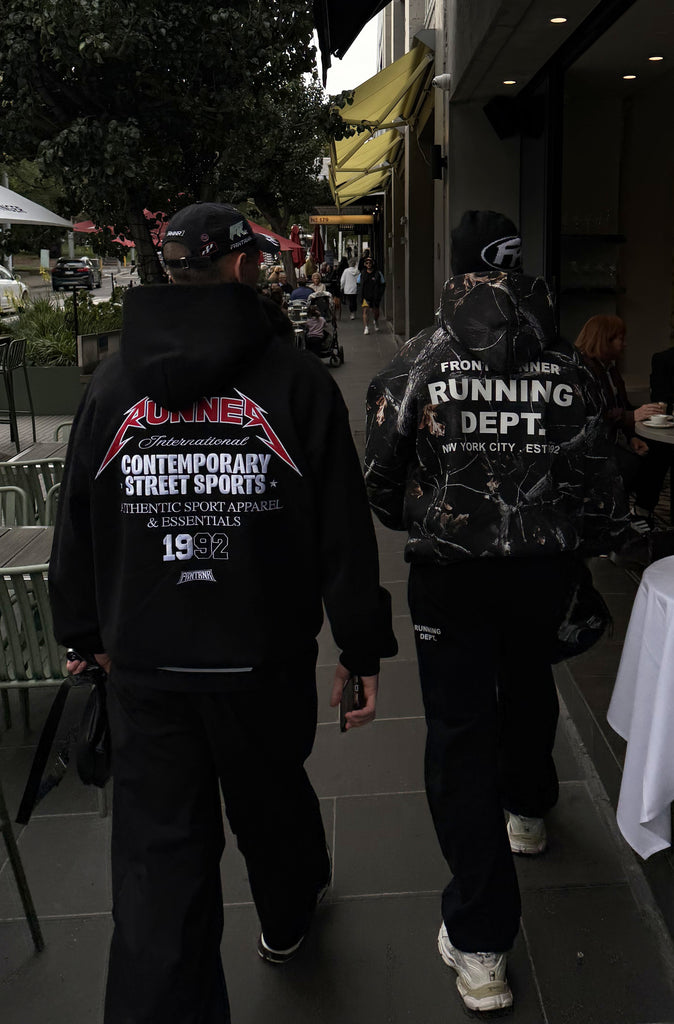 International Hoodie Black