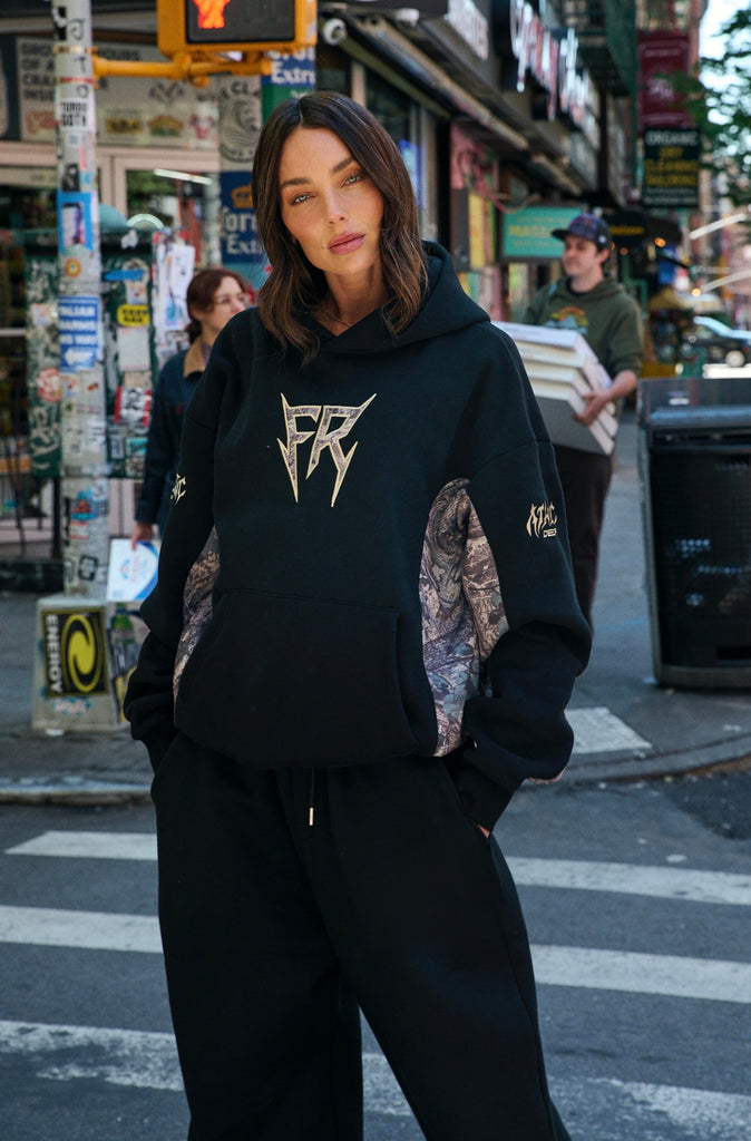 No Mercy Hoodie Black Camo