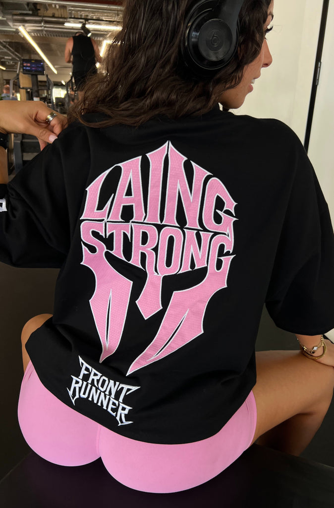 Lead the Charge Tee - Black Bubblegum