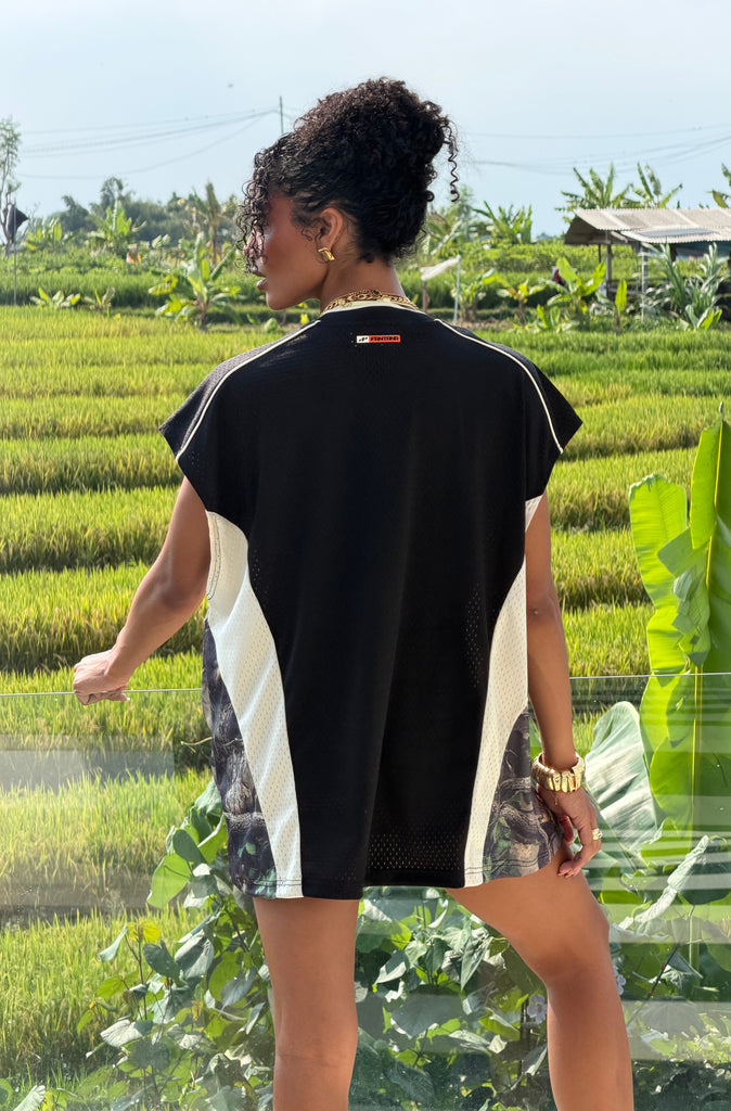 Gridlock Sleeveless Jersey Black Camo