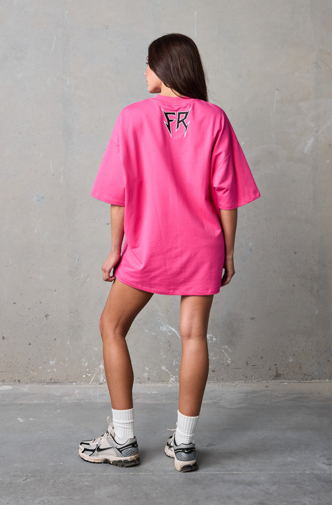 Heavy Medal Tee - Flamingo