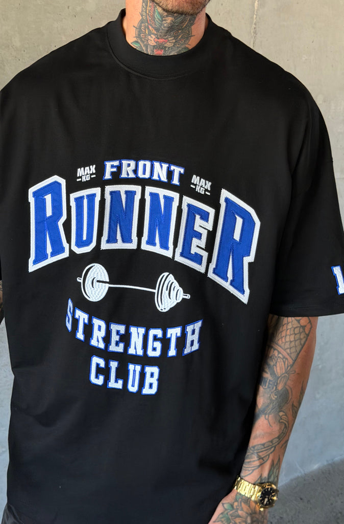 Strength Tee - Sapphire Black