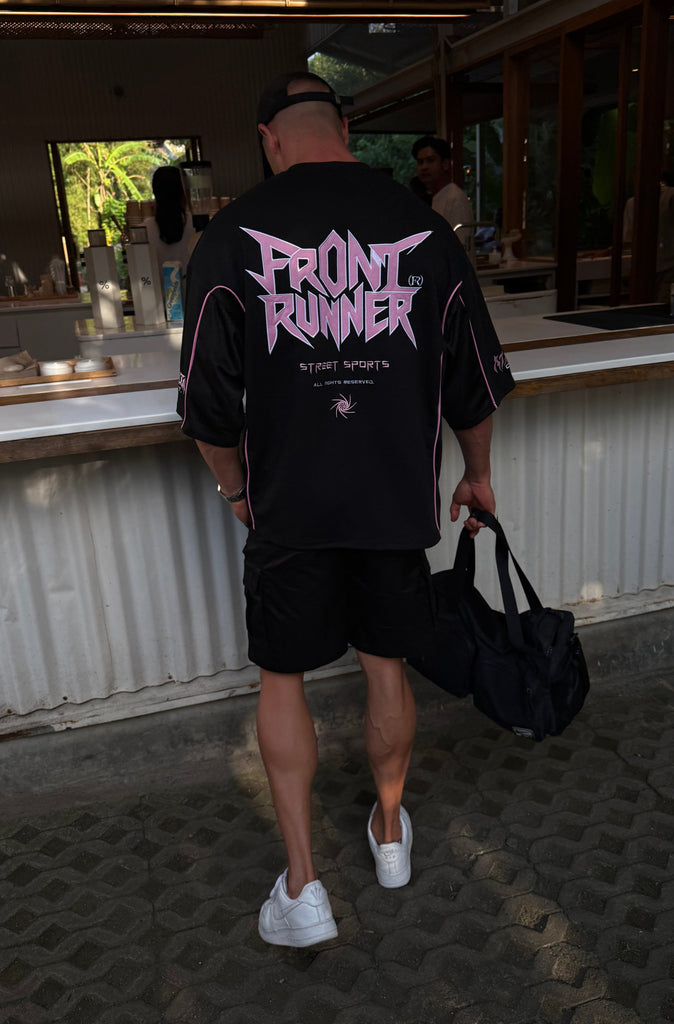 No Mercy Jersey - Black/Candy