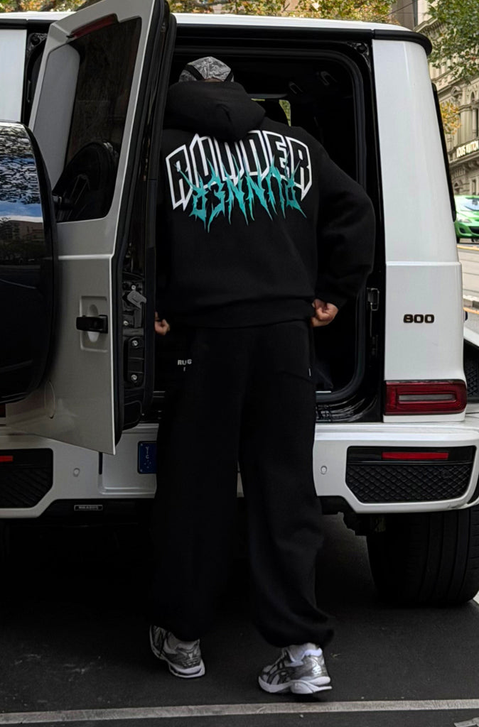 Razor Hoodie Black Tiffany