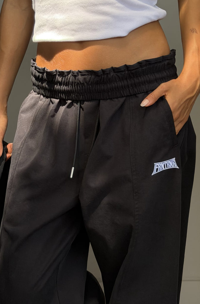 Phase Barrel Leg Pant Black