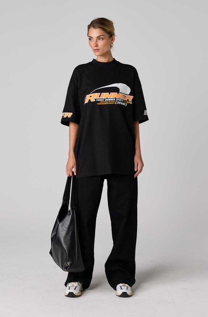 Circuit Tee - Black Mandarin