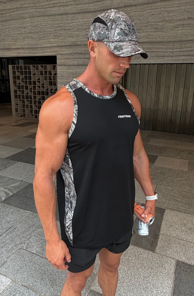 FR Performance Panel Singlet Black Camo