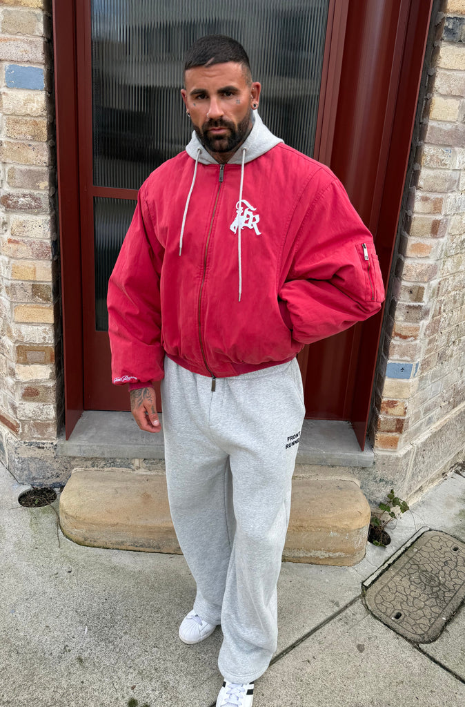 FR Goods Hooded Canvas Jacket Vintage Cherry