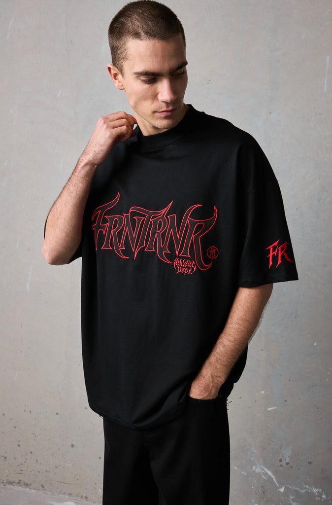 Thorned Legacy Tee - Black Red