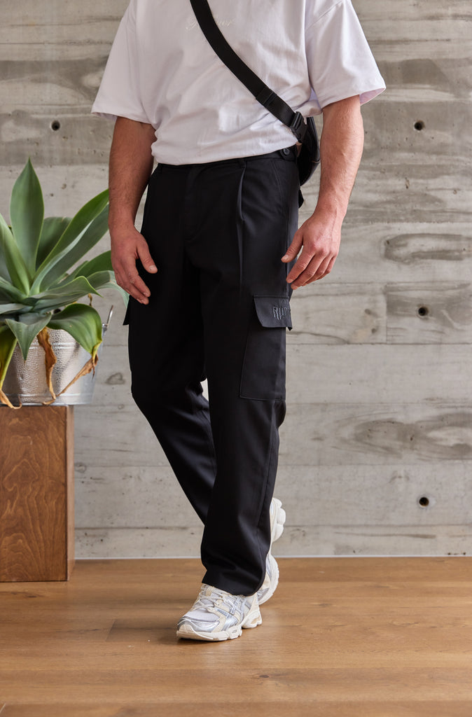 Tailored Cargo Pant - Black