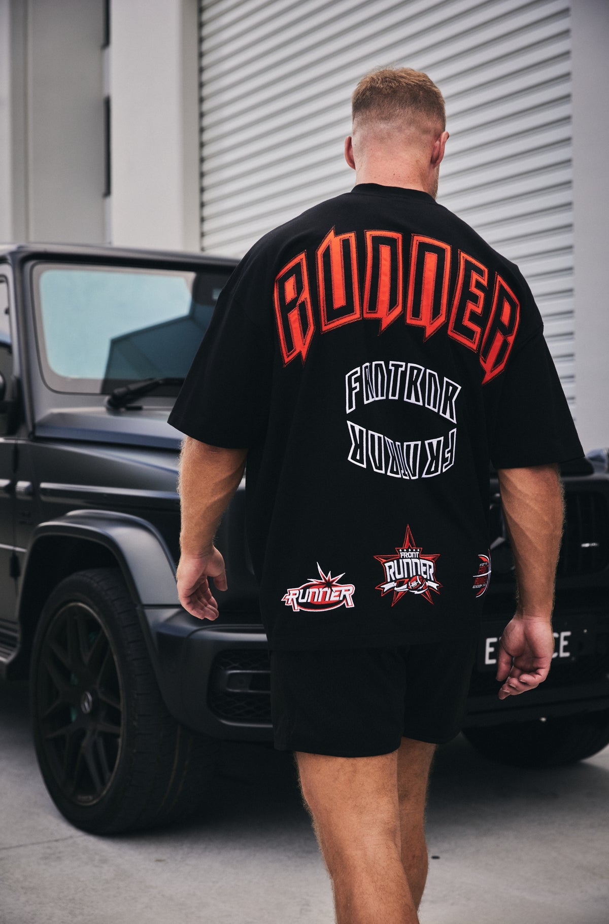 FRNTRNR Academy Tee - Black Fire - Men