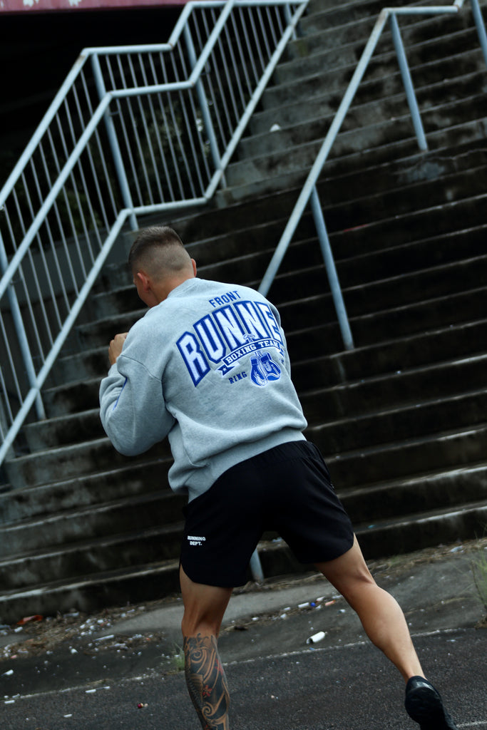 Ringside Crewneck - Grey Marle