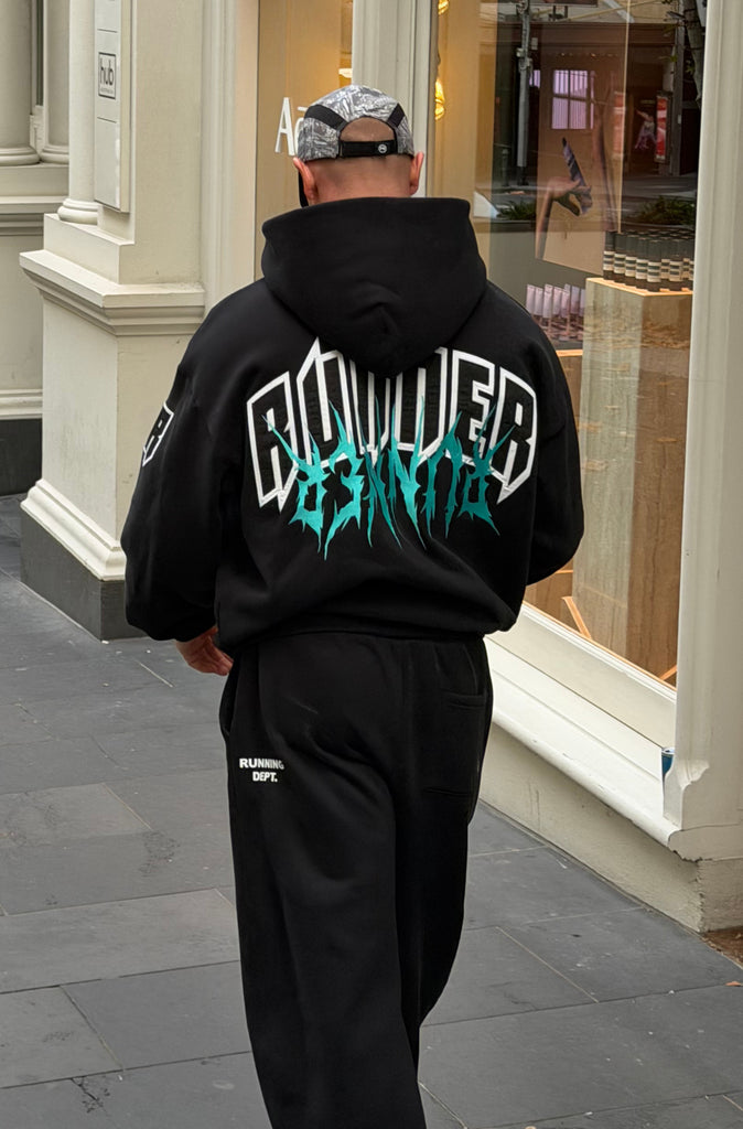 Razor Hoodie Black Tiffany