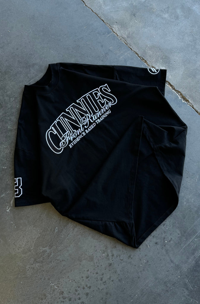 Cunnies Tee with Back Logos - Monochrome