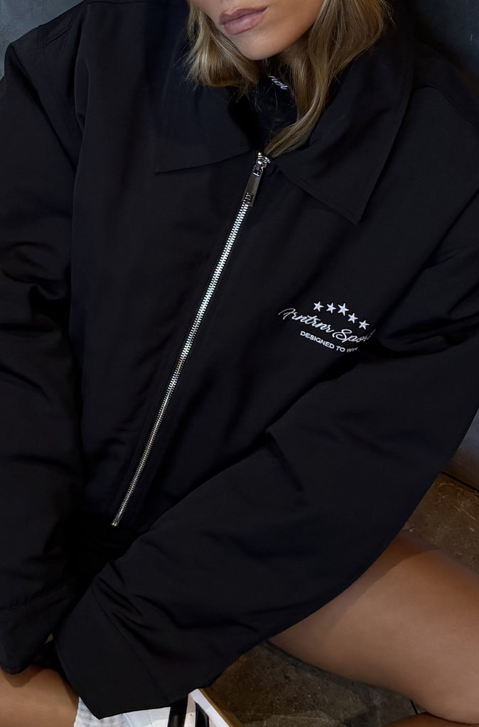 Sportive Bomber Black