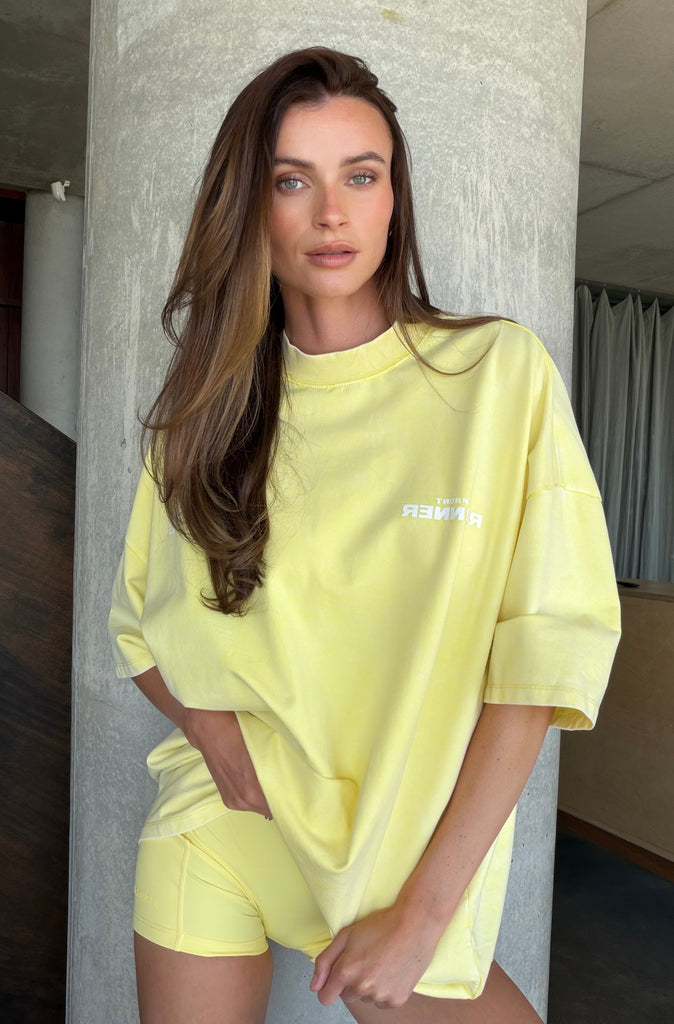 SS Sport Tee Lemon [women]