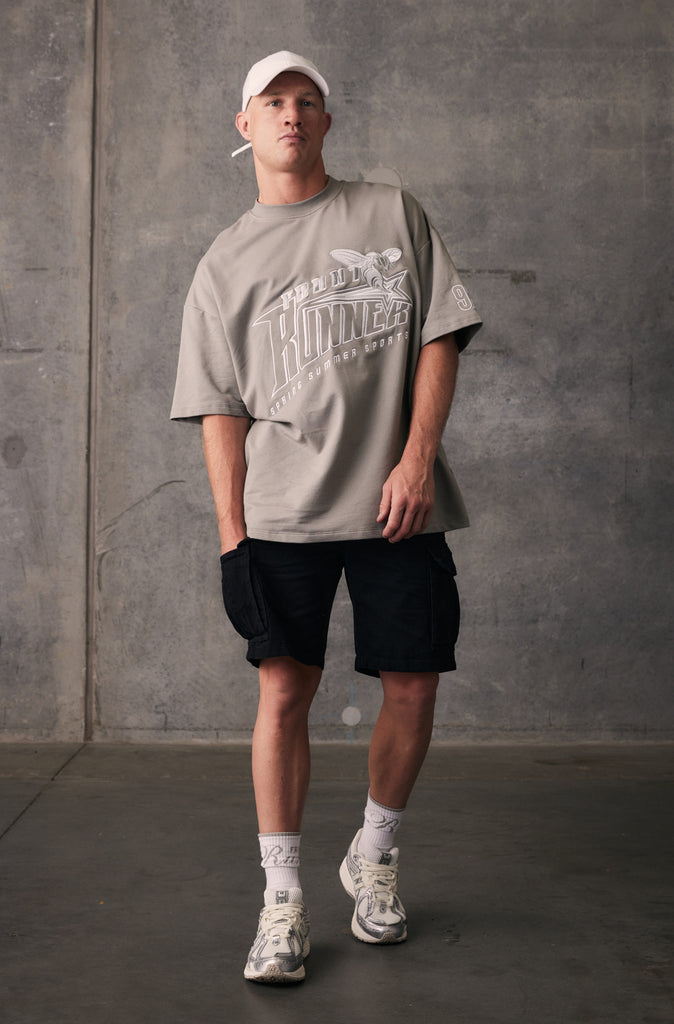 Hornet Tee - Concrete