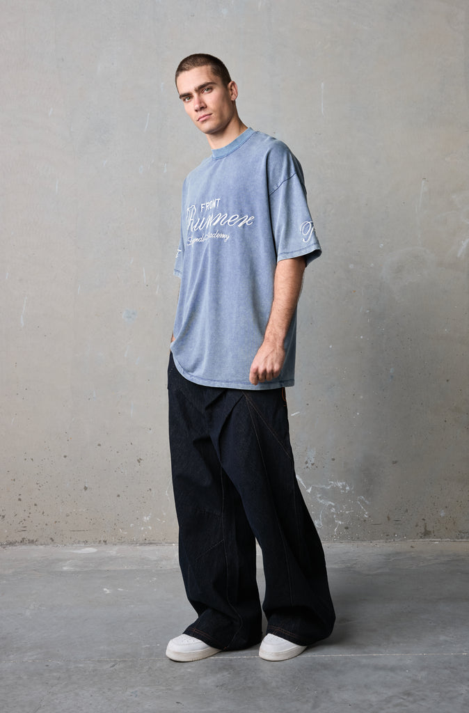 Legends Academy Tee - Denim Wash