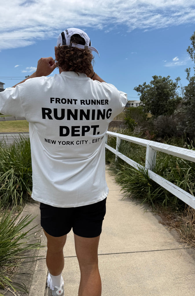 Running Dept Tee Vanilla [men]