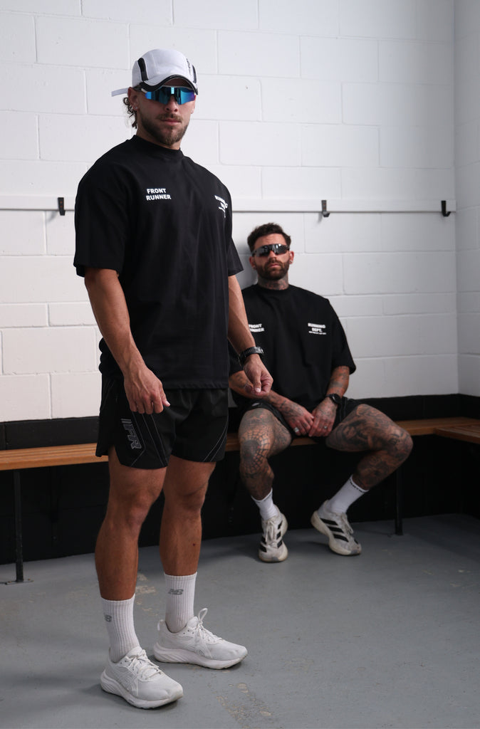 Running Dept Tee - Black/White