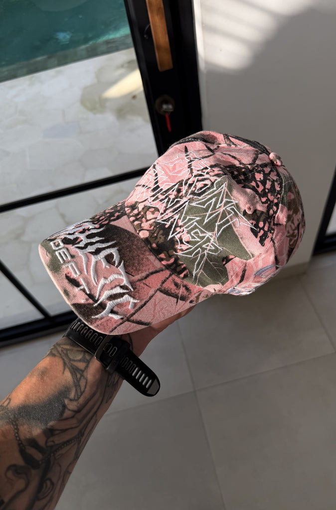 Offset Cap Pink Camo