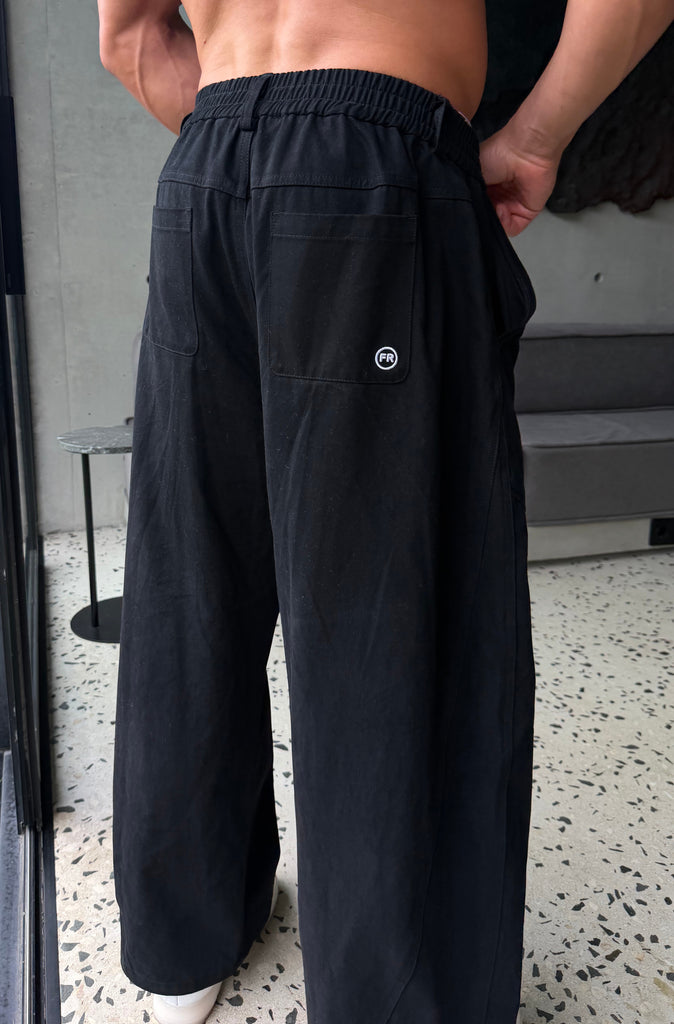 Worker Twill Pant Black