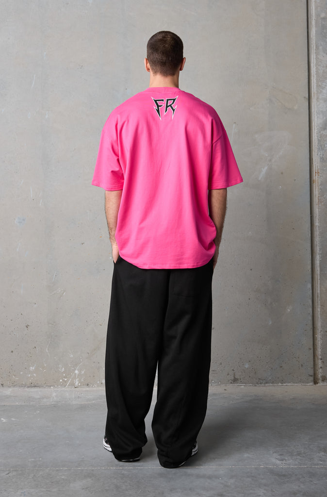 Heavy Medal Tee - Flamingo