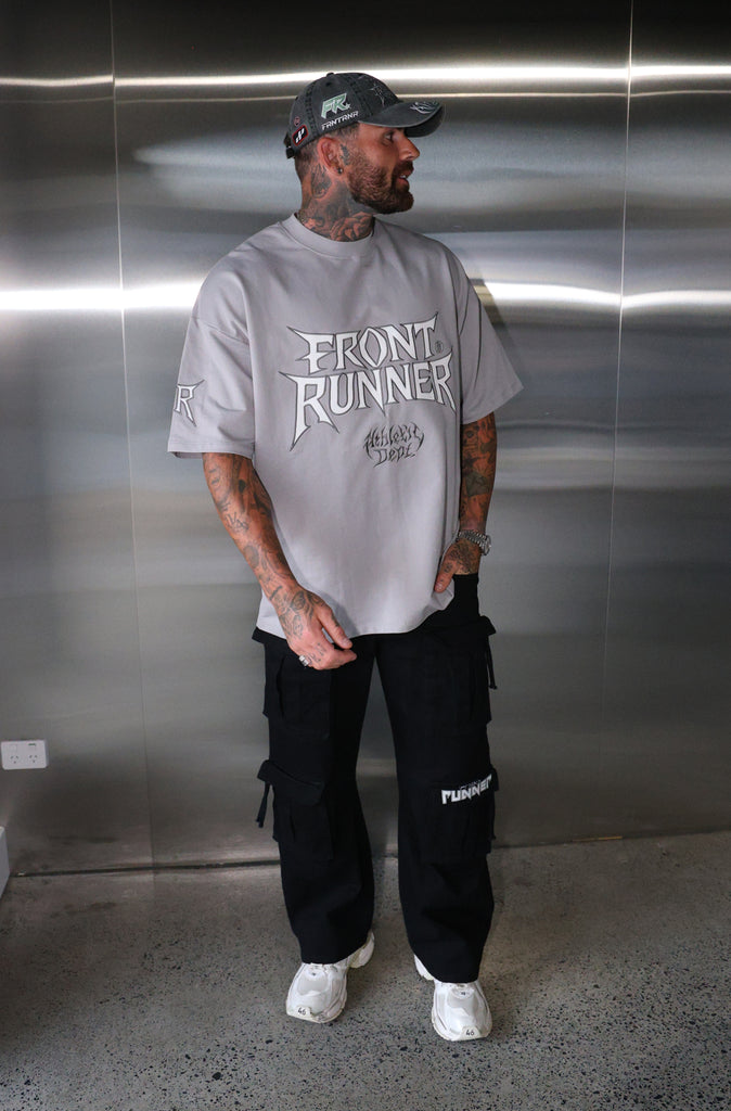 Hardline Runner Tee - Grey