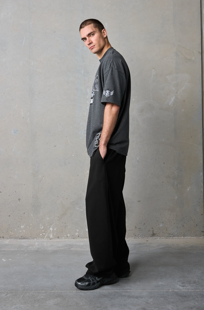 Athletic Department Tee - Charcoal Marle