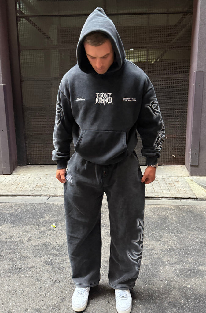 Ashline Hoodie Washed Black