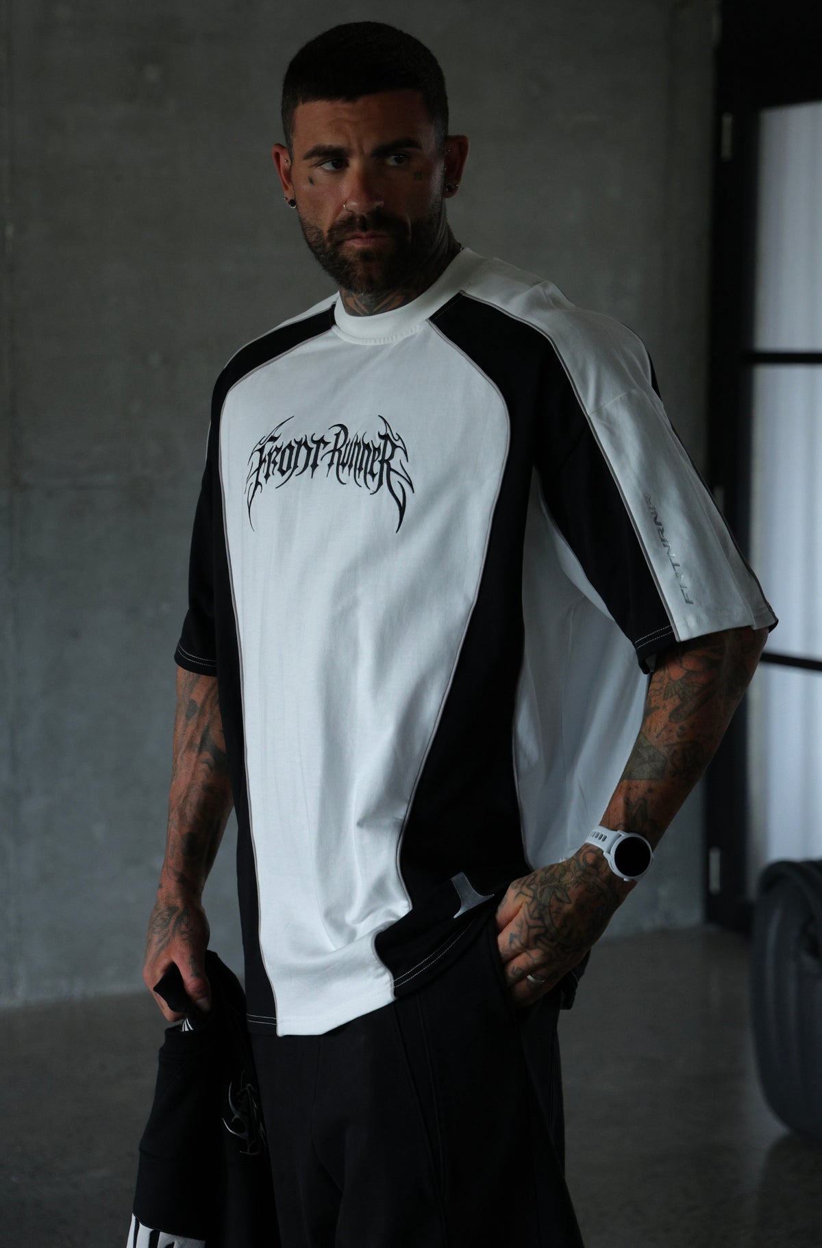 Fluid Panel Tee White [men]