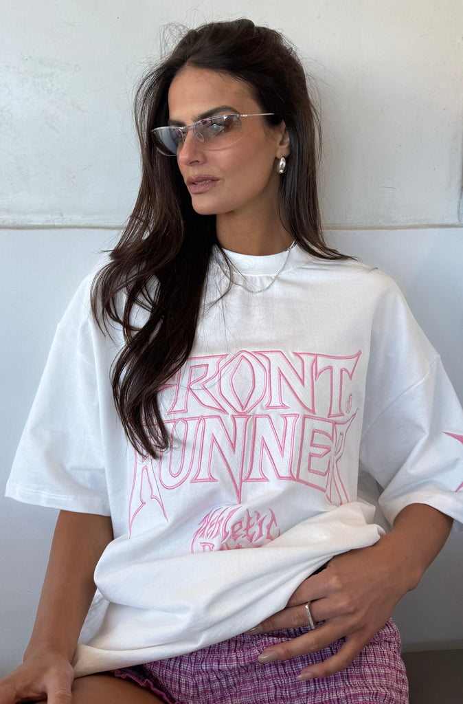 Hardline Runner Tee White [women]