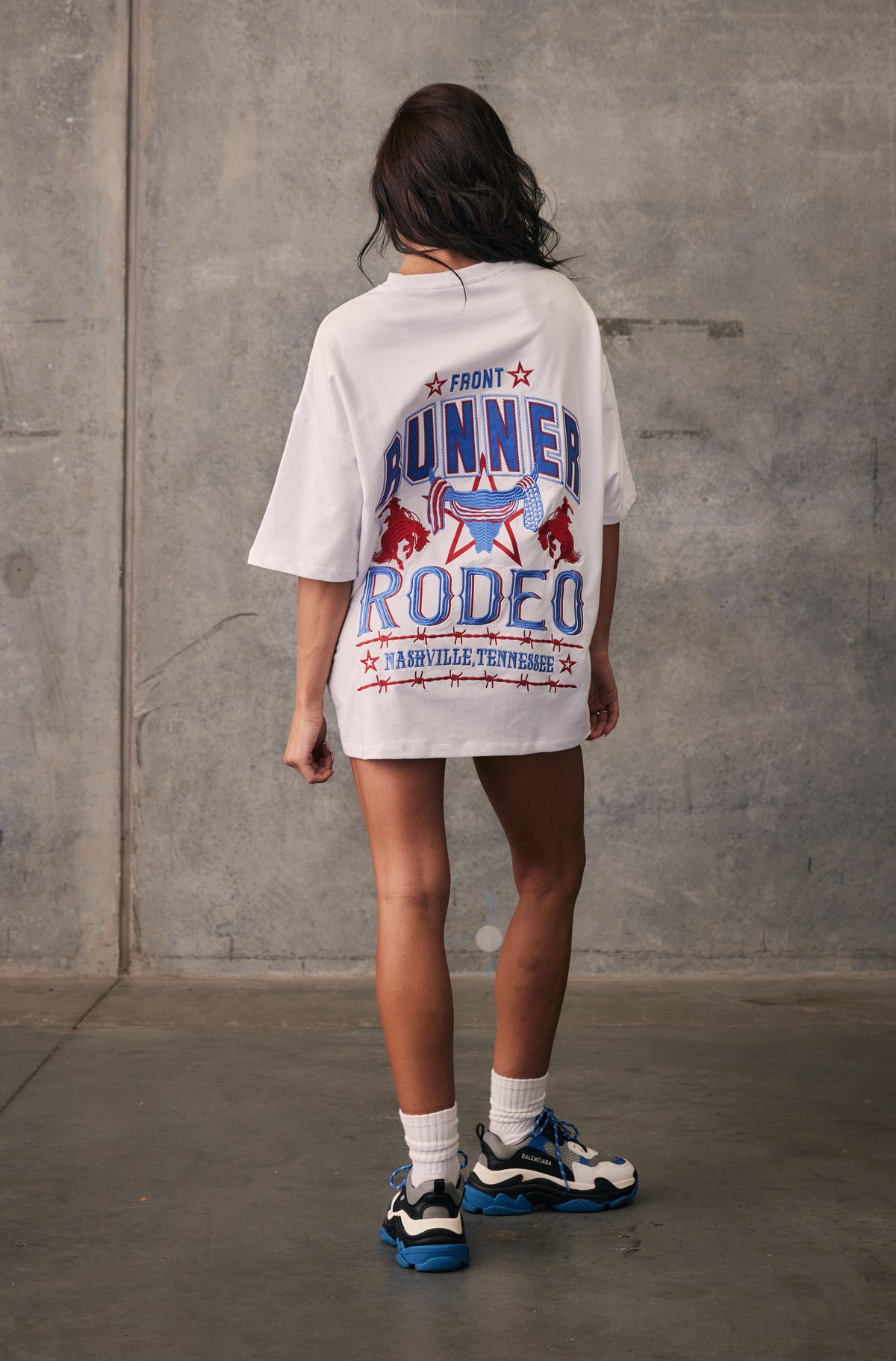 American Runner Tee - White - Women