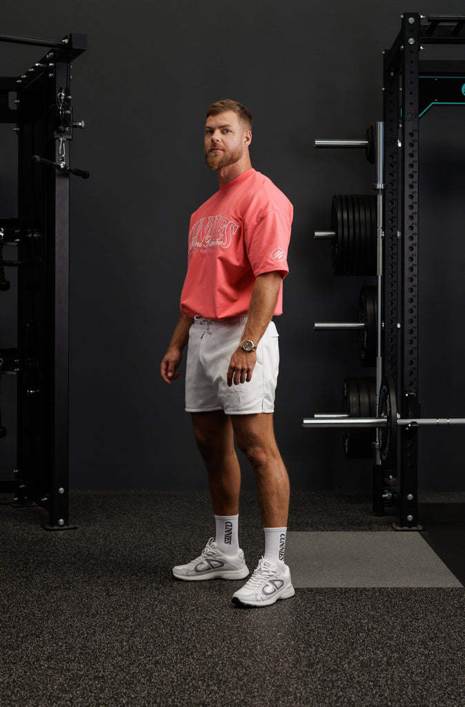 Cunnies Tee with Back Logos - Watermelon