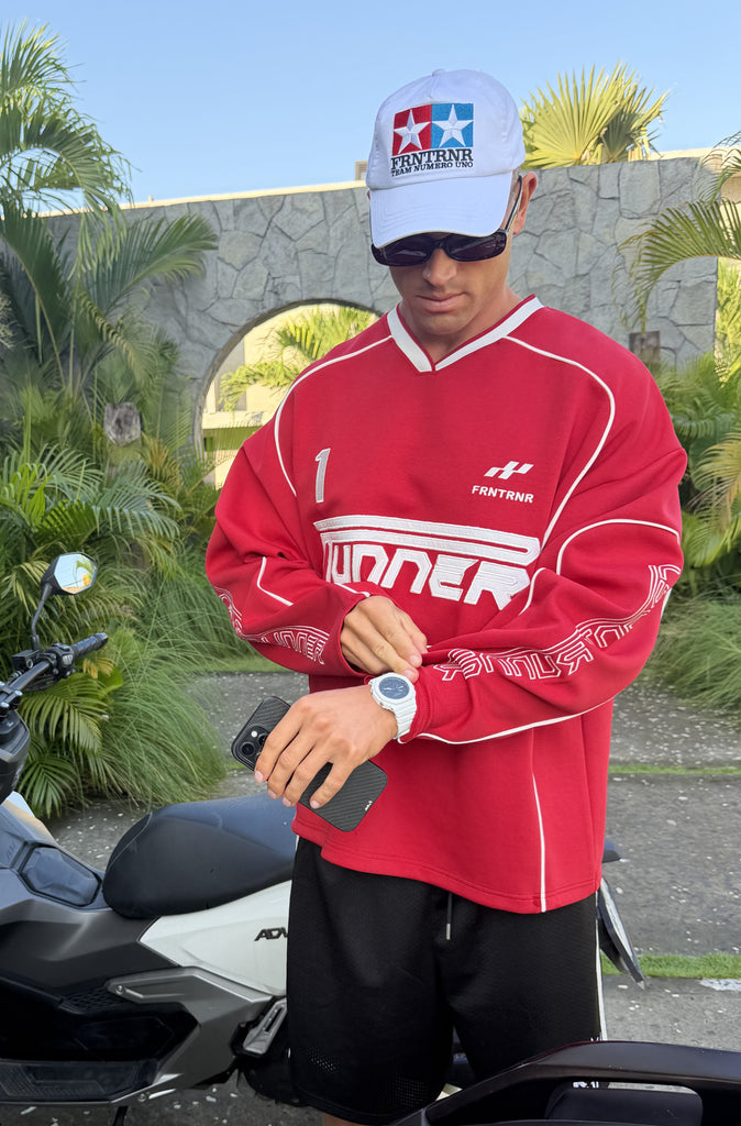 Striker L/S Jersey Scarlet