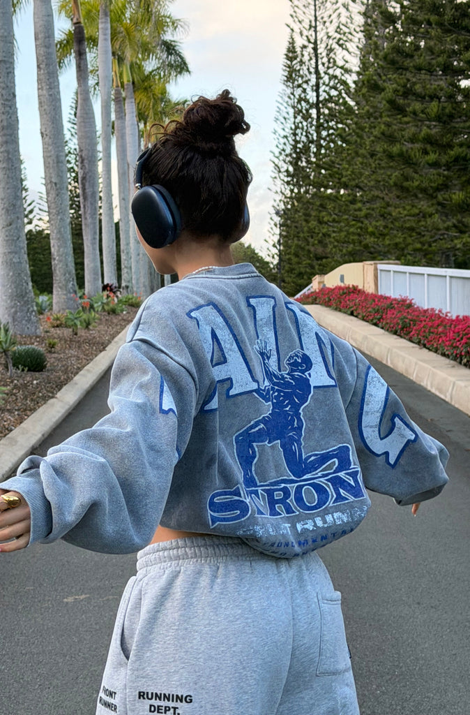 Pillars of Strength Crewneck Concrete