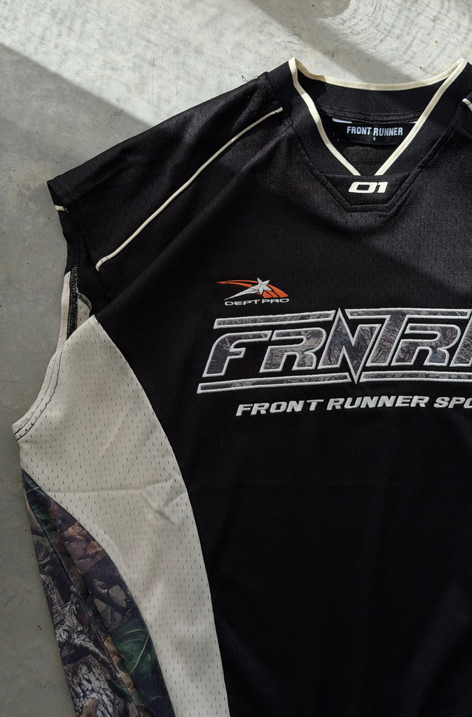 Gridlock Sleeveless Jersey Black Camo