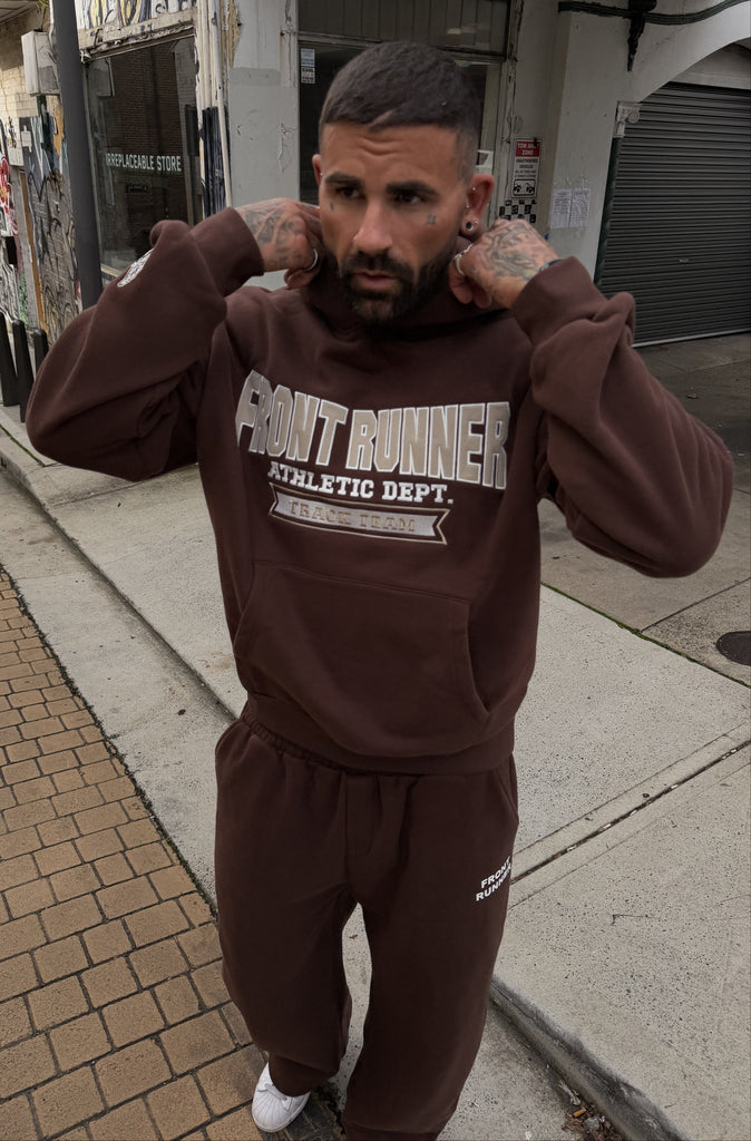 Athletic Department Hoodie Choc Malt